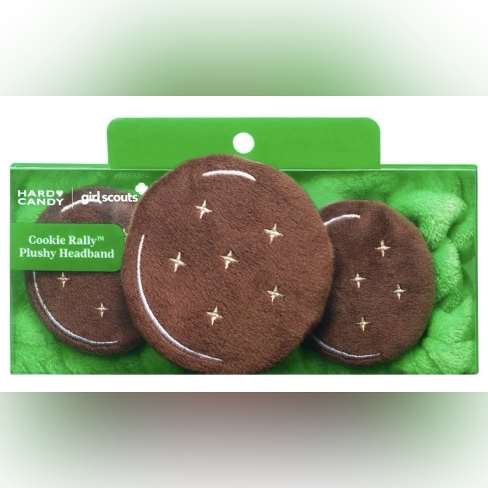 Hard Candy Girl Scouts Thin Mint Essential Kit Makeup Bag & Headband NWT - Picture 2 of 5